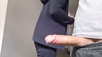 Public Jerk-Off Session With Stranger In Nature