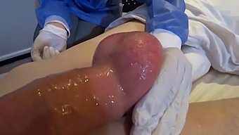 Mature Patient Gives Doctor A Handjob In Public