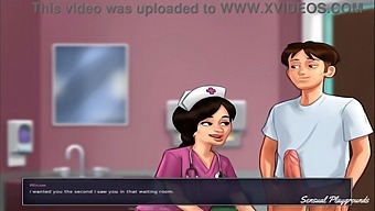 Aroused Nurse Provides An Incredible Oral Experience In The Summer