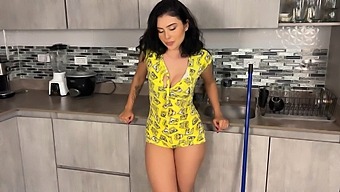 College Dorm Shenanigan With A Hot Latina Roommate