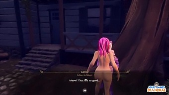 Interracial Couple Enjoys Squirts And Cumshots In Game